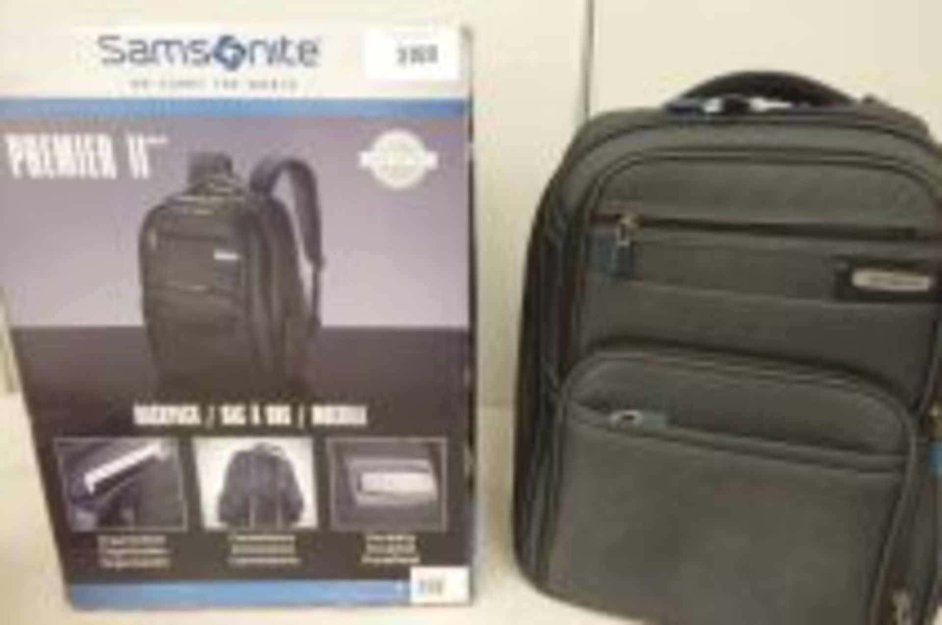 Boxed Samsonite backpack