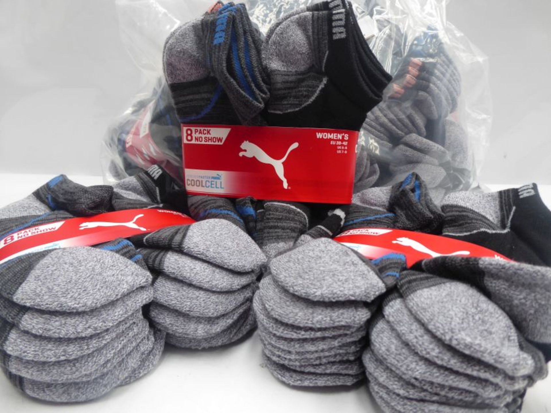 Bag containing various trainer socks by Puma - Image 2 of 2