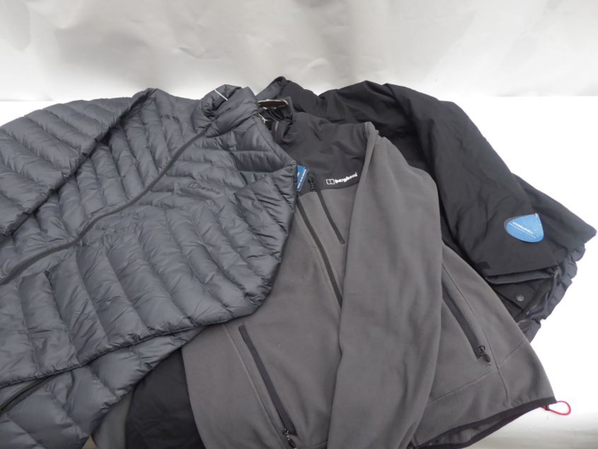 Three various Berghaus jackets in grey and black - Image 2 of 2