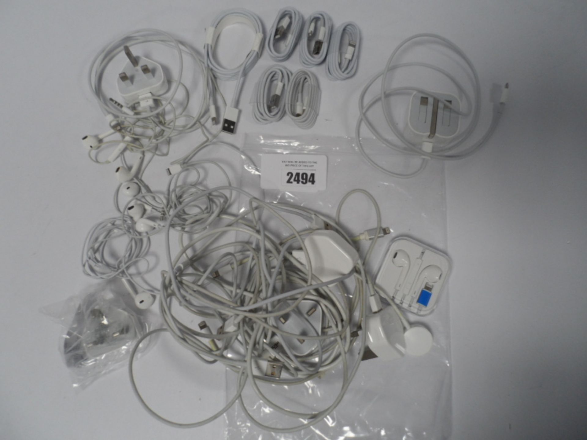 Apple device replacement cables, earphones, chargers, etc.