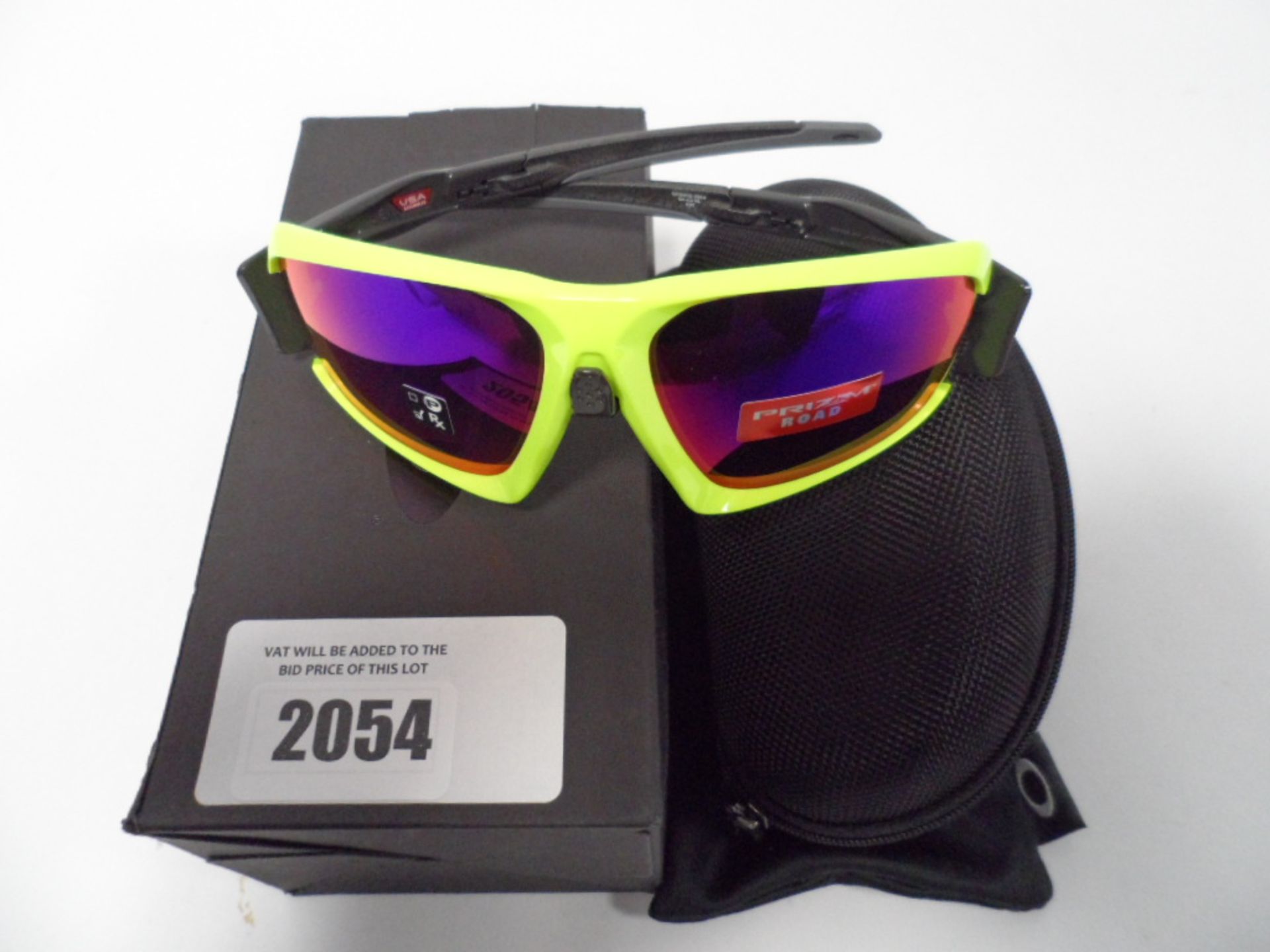 Oakley Glasses ''Field Jacket'' retina burn / Prizm road sports eyewear. Includes case and box.