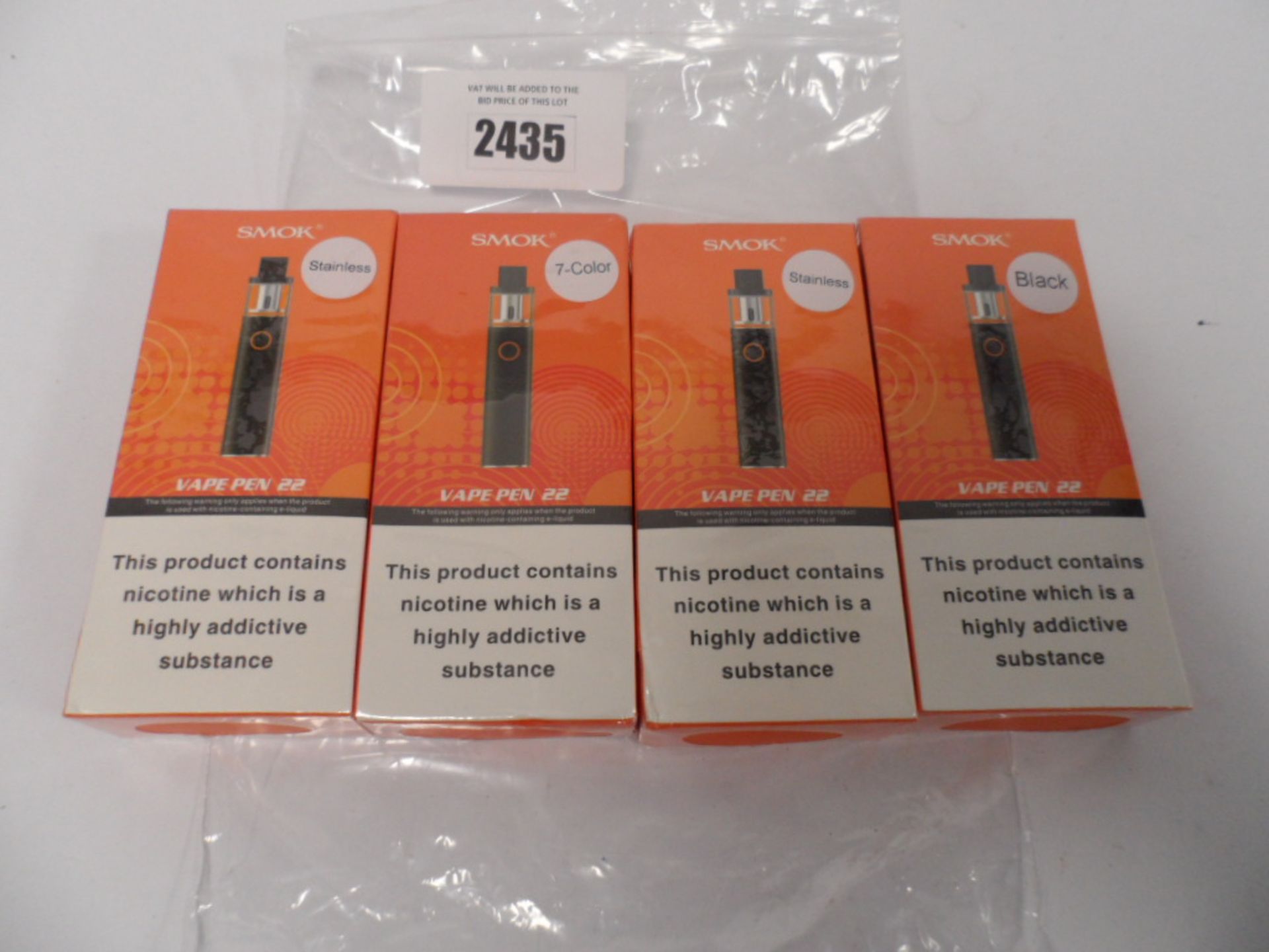 Four Smok Sealed Vape Pen Model 22.