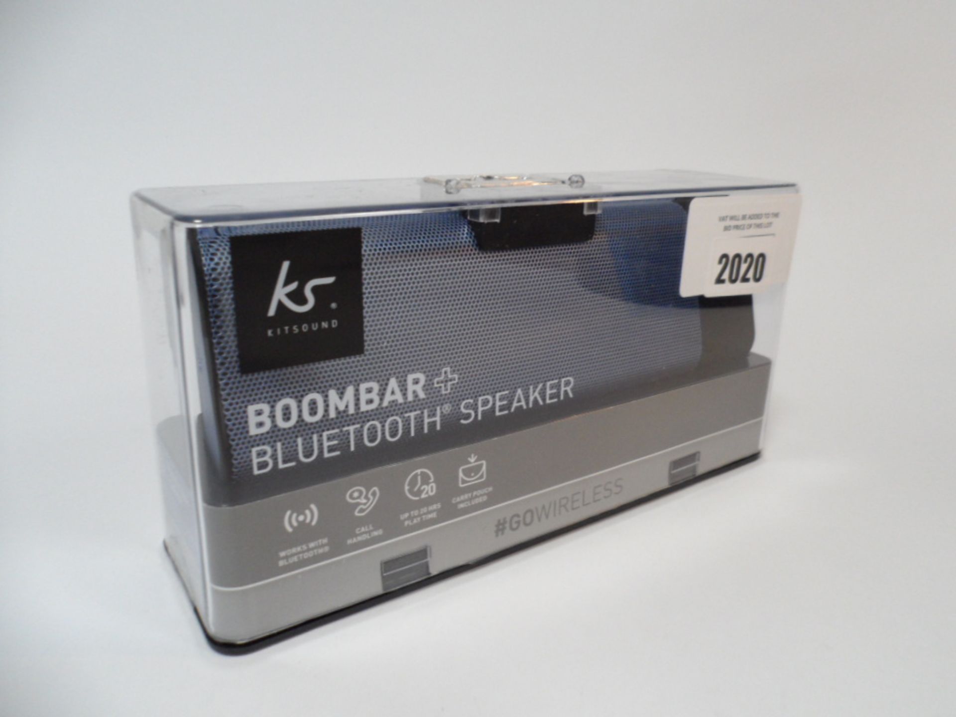 Kitsound BoomBar+ bluetooth speaker.