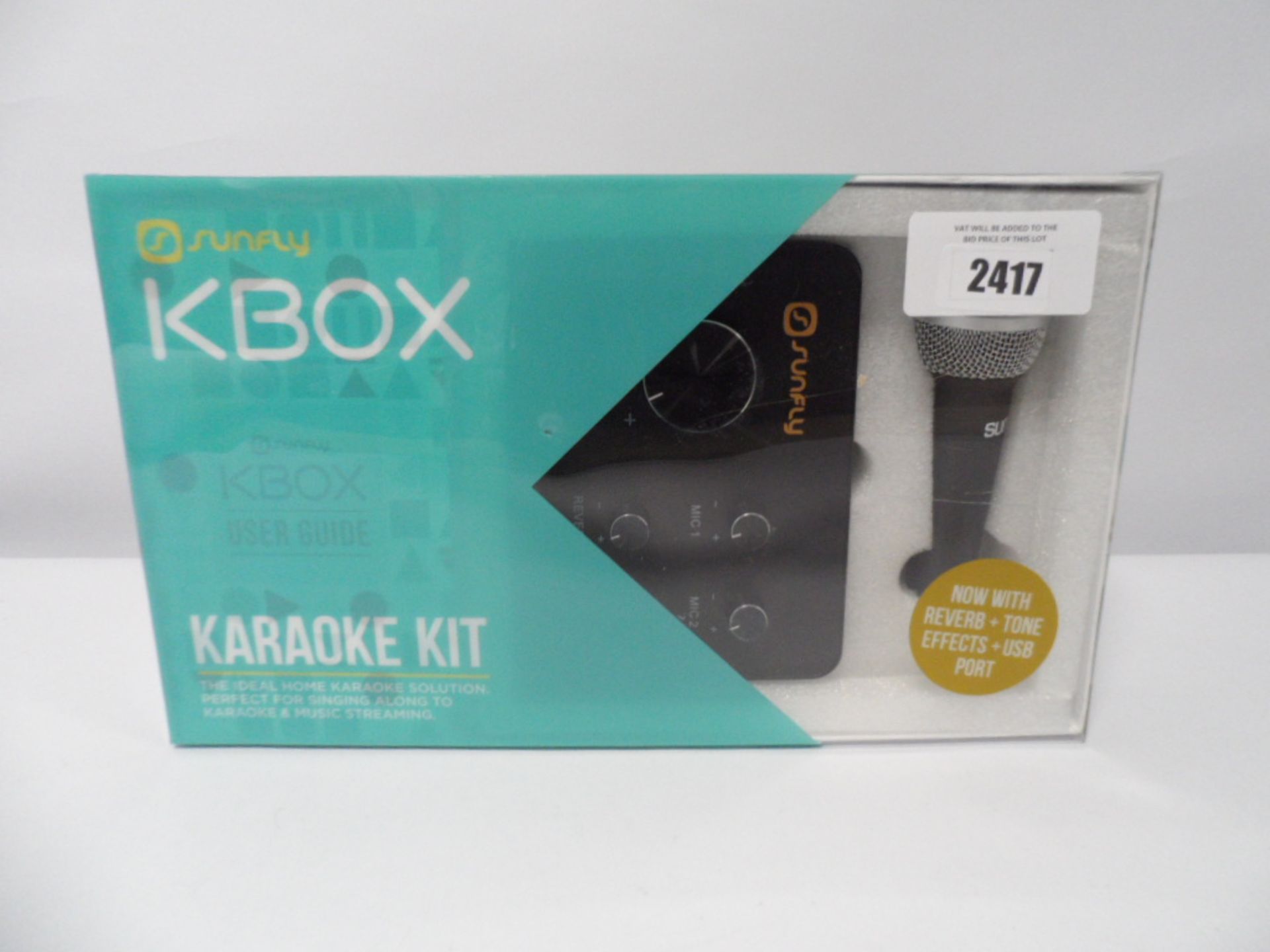 Sunfly Kbox karaoke kit boxed.