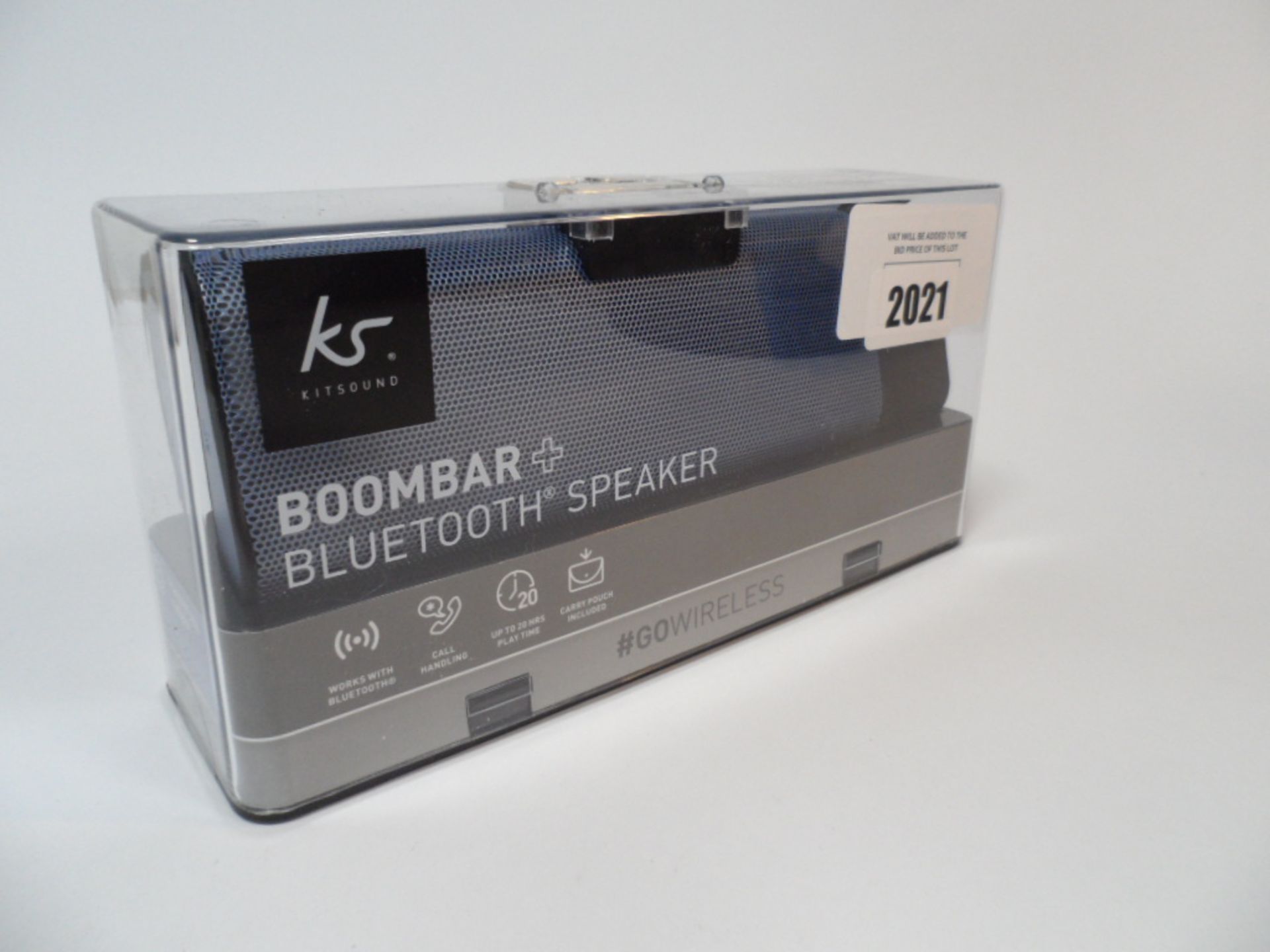 Kitsound BoomBar+ bluetooth speaker.