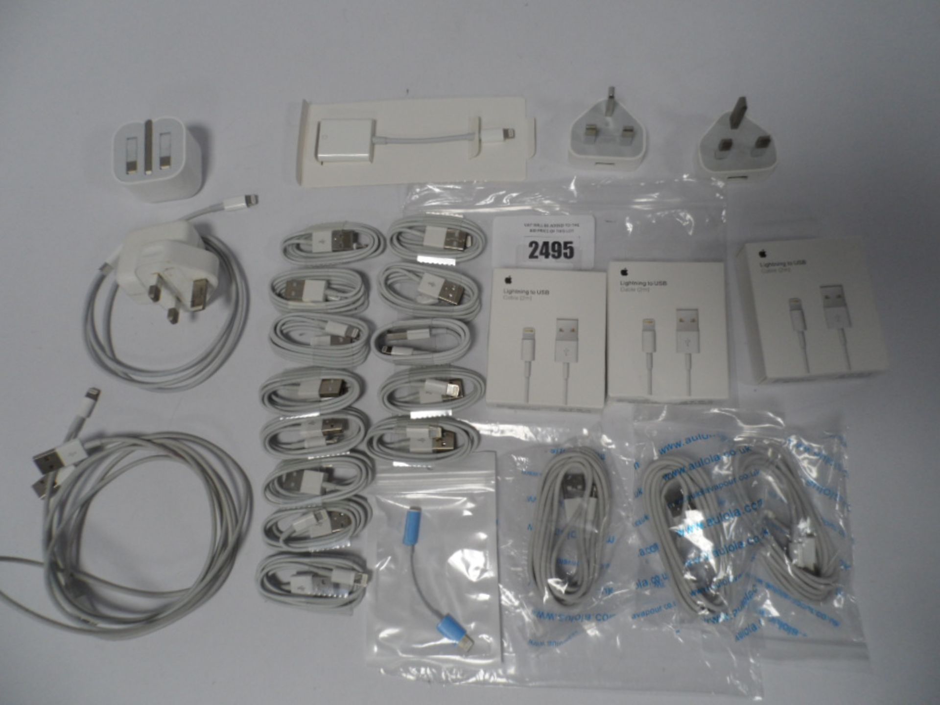 Apple device replacement cables, chargers, earphones, etc