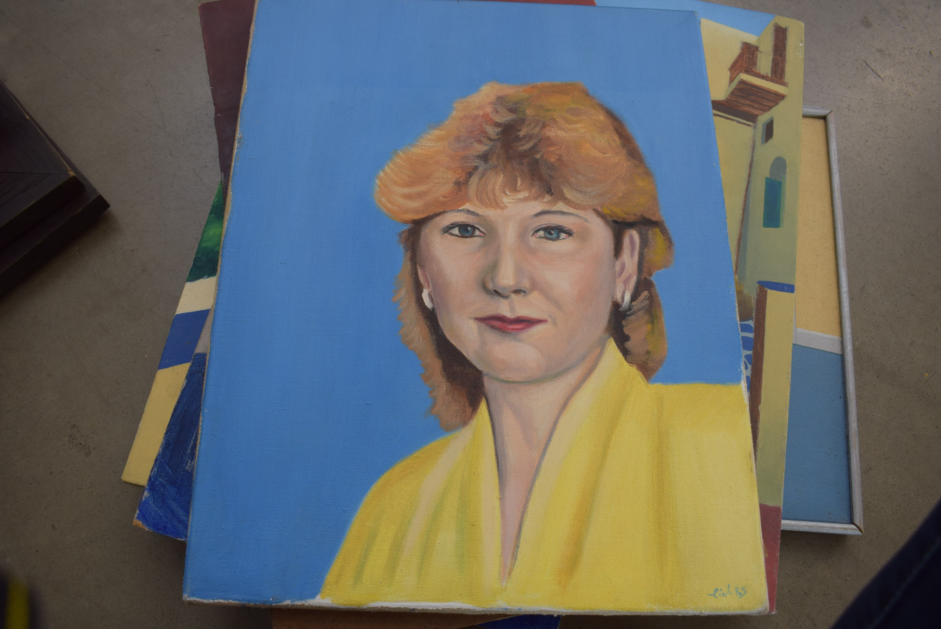 Tich Herald thirteen paintings - portraits - Image 6 of 13