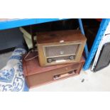 5374 - Vintage Philips radio plus one other