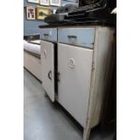 Painted 1950's kitchen sideboard