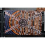 Modern wall hanging 'Aboriginal art'