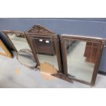 4 mirrors in ornate frames