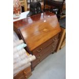 Edwardian bureau with 3 drawers under