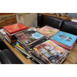 Large qty of easy listening and rock vinyl records