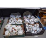 A quantity of part dinner services including Worcester Evesham pattern dinnerware (6 x boxes)