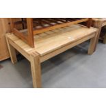 Oak coffee table