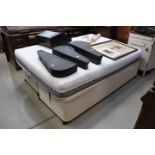 4ft 6 divan bed base with mattress