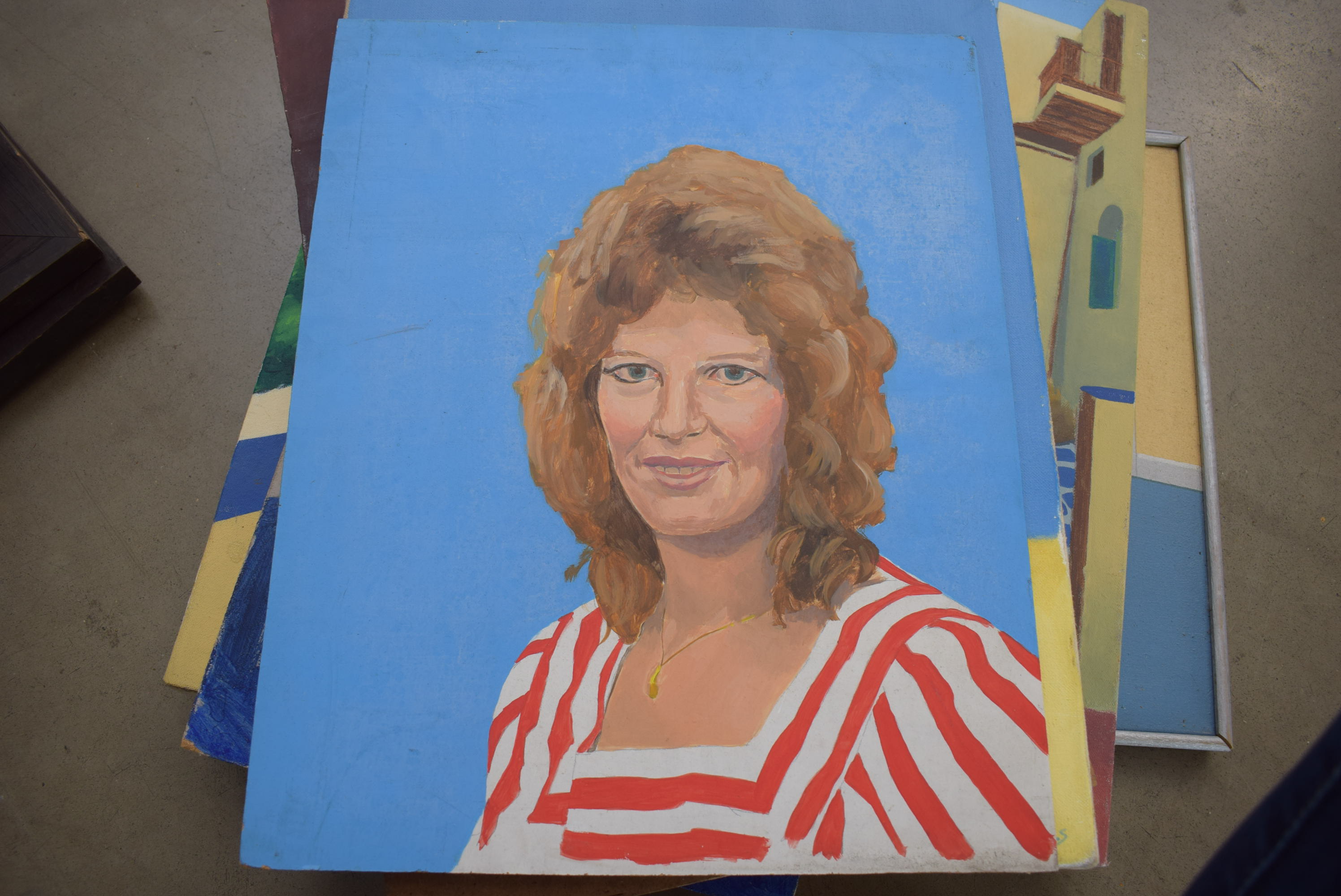 Tich Herald thirteen paintings - portraits - Image 7 of 13