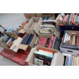2 pallets containing a qty of art related reference books, Victorian and later novels, The Outline