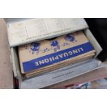 5393 - Box with Linguaphone records