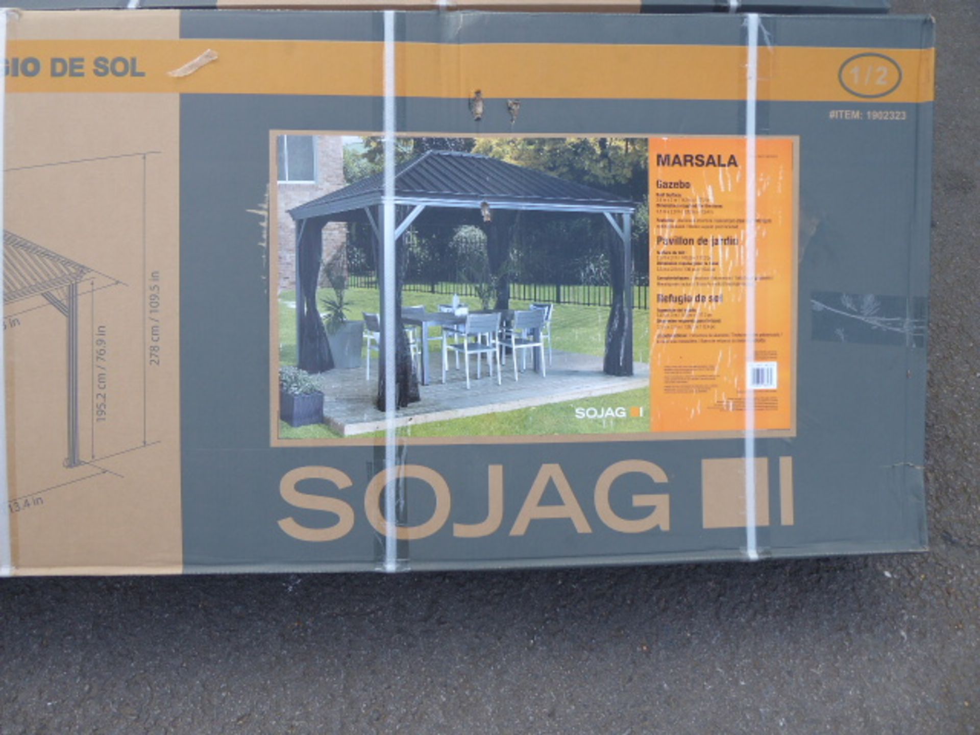 Sojag Marsala gazebo (2 boxes)