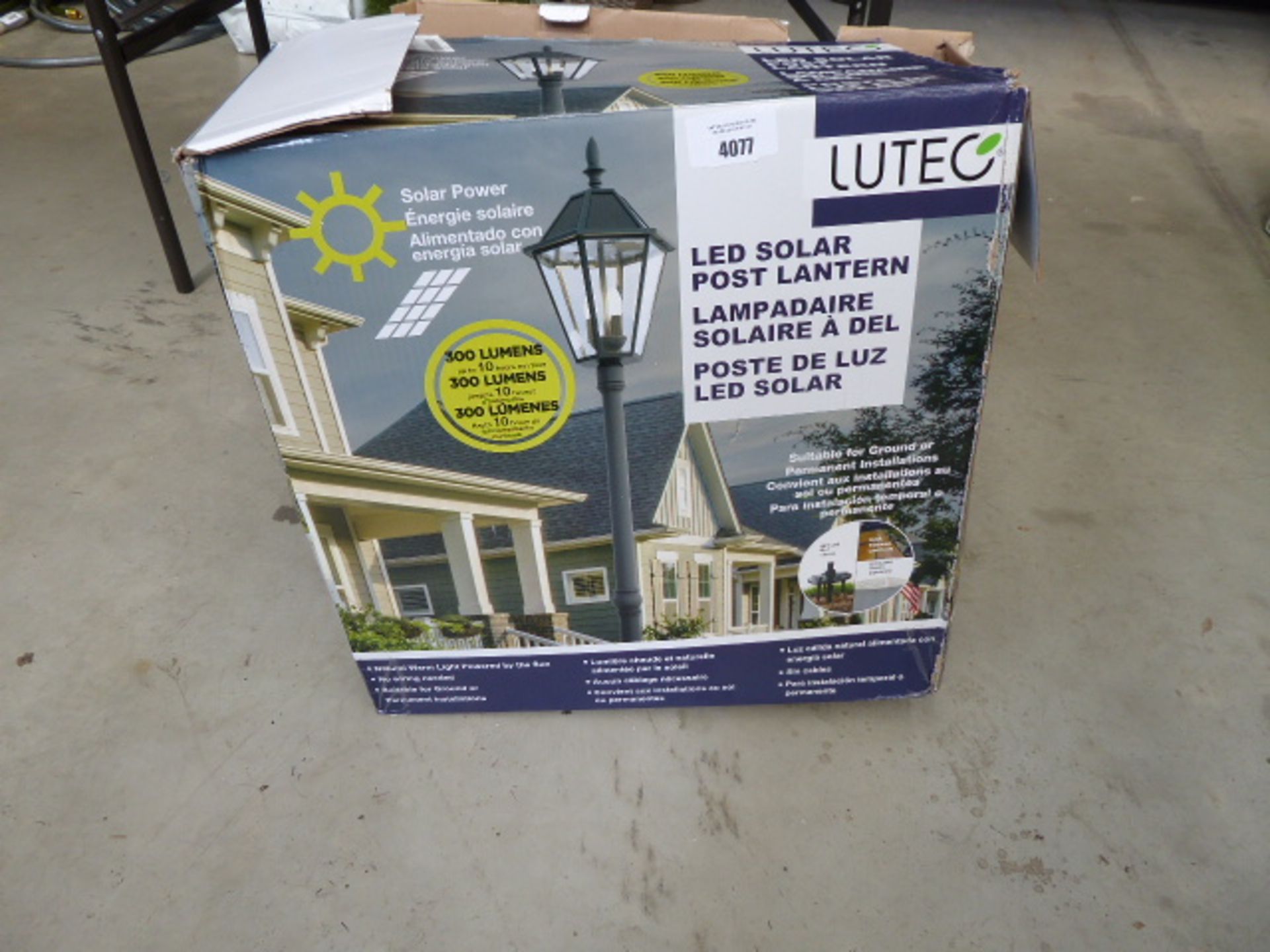 Lutech LED solar lantern