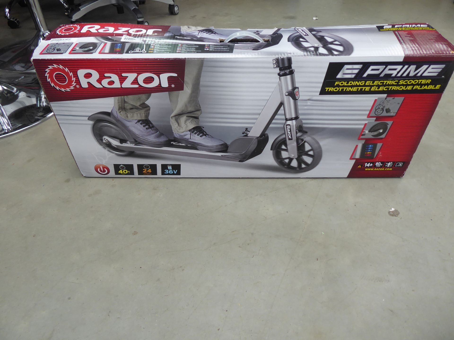 Razor E Prime folding electric scooter