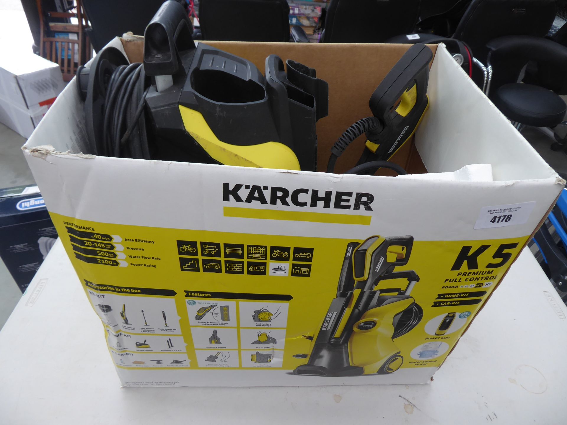 Boxed Karcher K5 pressure washer