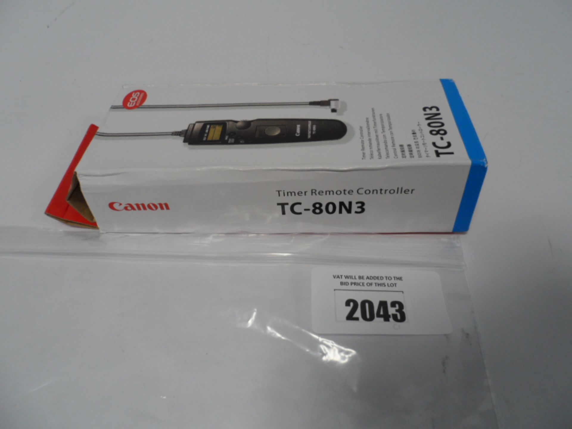 Canon EOS TC-80N3 timer remote control.