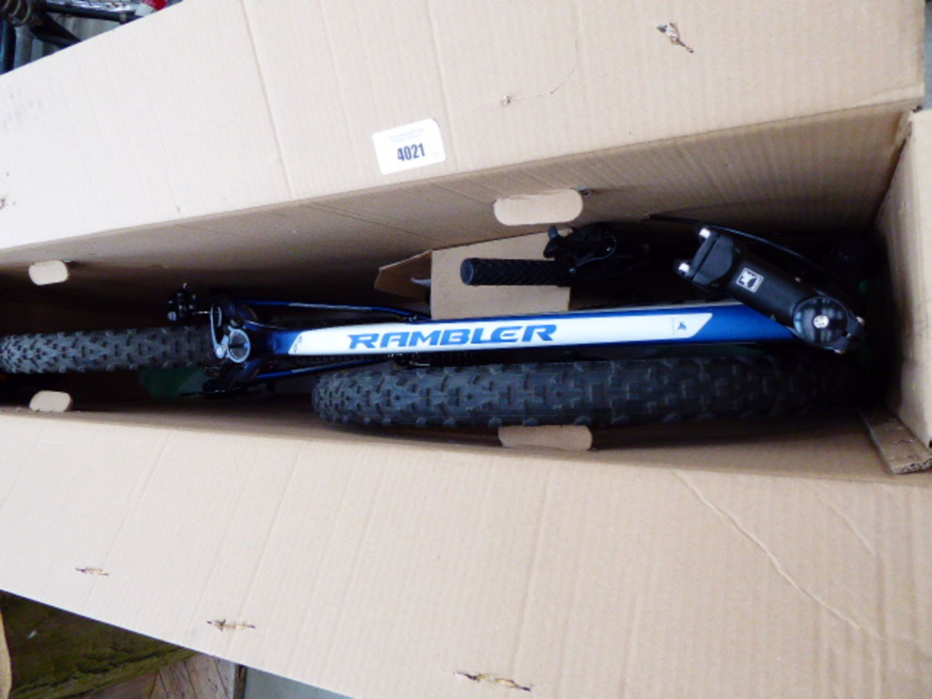 Boxed Rambler gents blue mountain bike