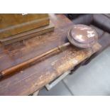 Copper warming pan