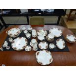 A large quantity of Royal Albert Old Country Rose pattern china