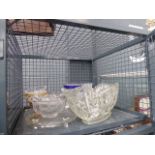 A cage of glassware