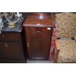 A Victorian mahogany pot cupboard