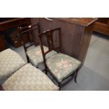 Two Edwardian bedroom chairs