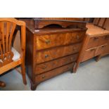 A mid/late 20th century chest of four drawers