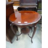 Edwardian 2 tier side table