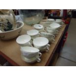 A quantity of Wedgwood floral pattern dessert bowls