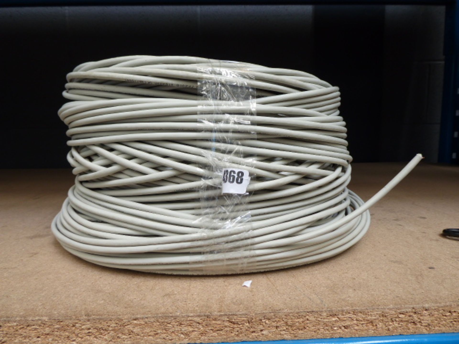 Large roll of computer cable