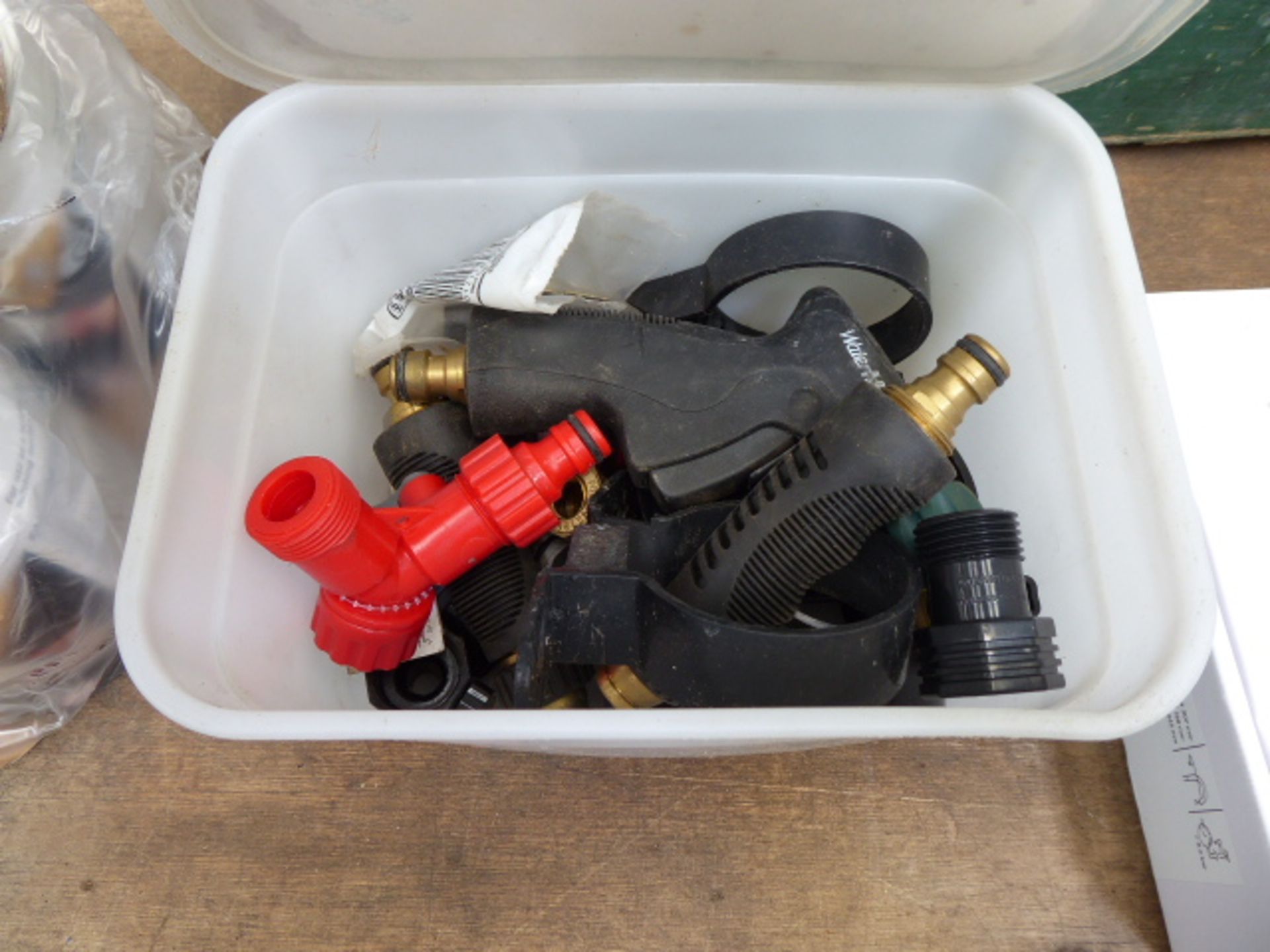 Wooden toolbox containing large quantity of vintage tools inc, chisels, hammers, soldering irons, - Image 2 of 2