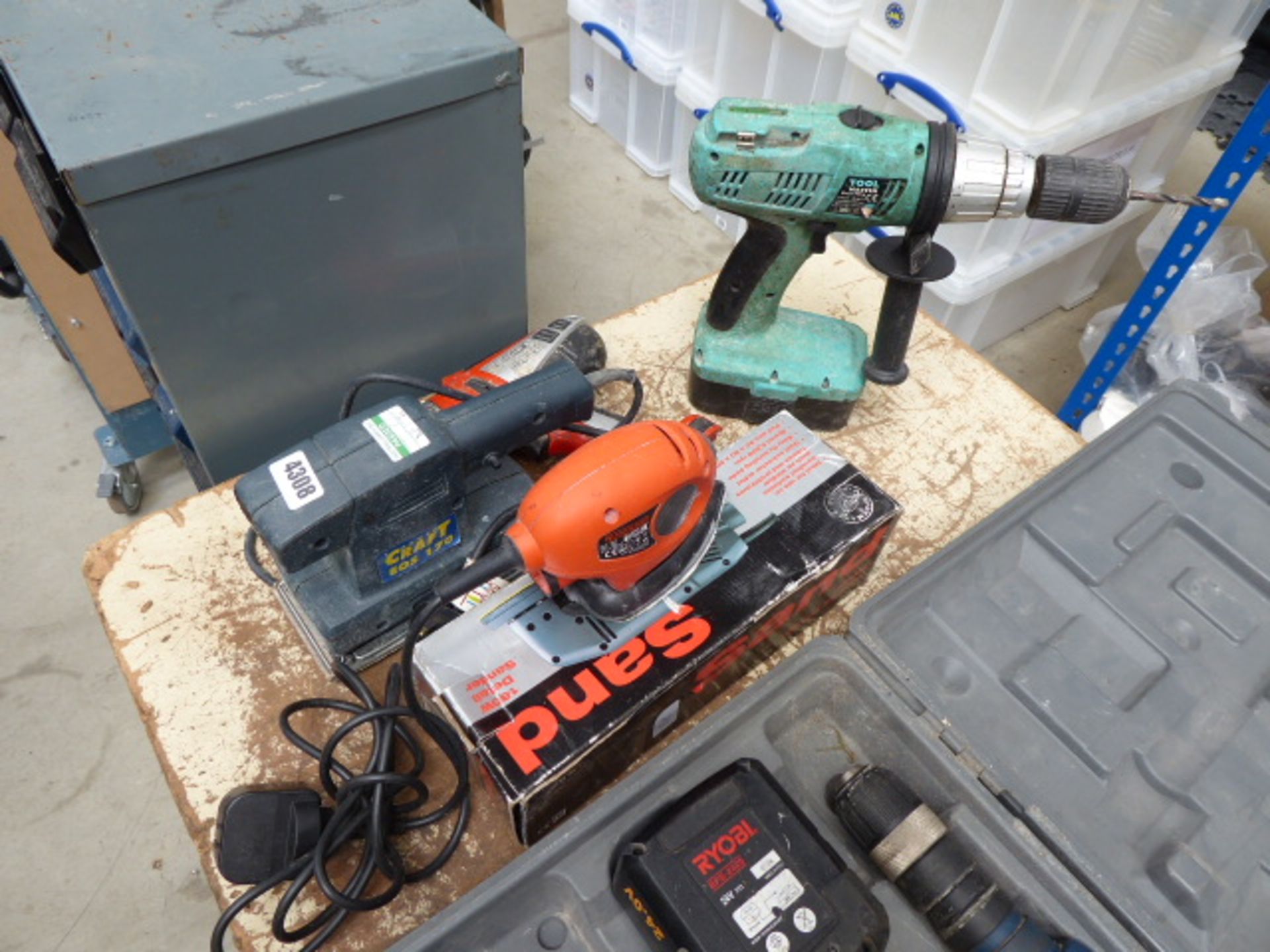 Small quantity of power tools inc.