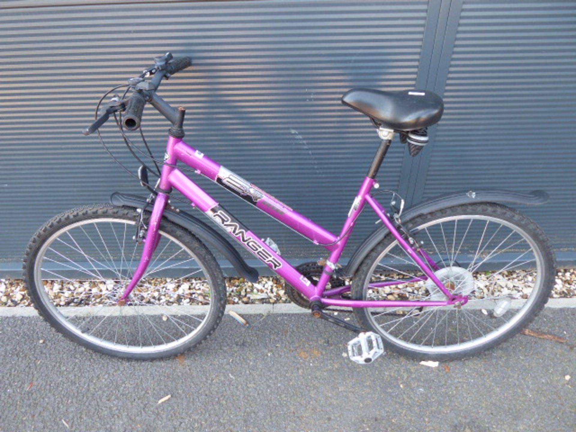 Purple girls mountain cycle