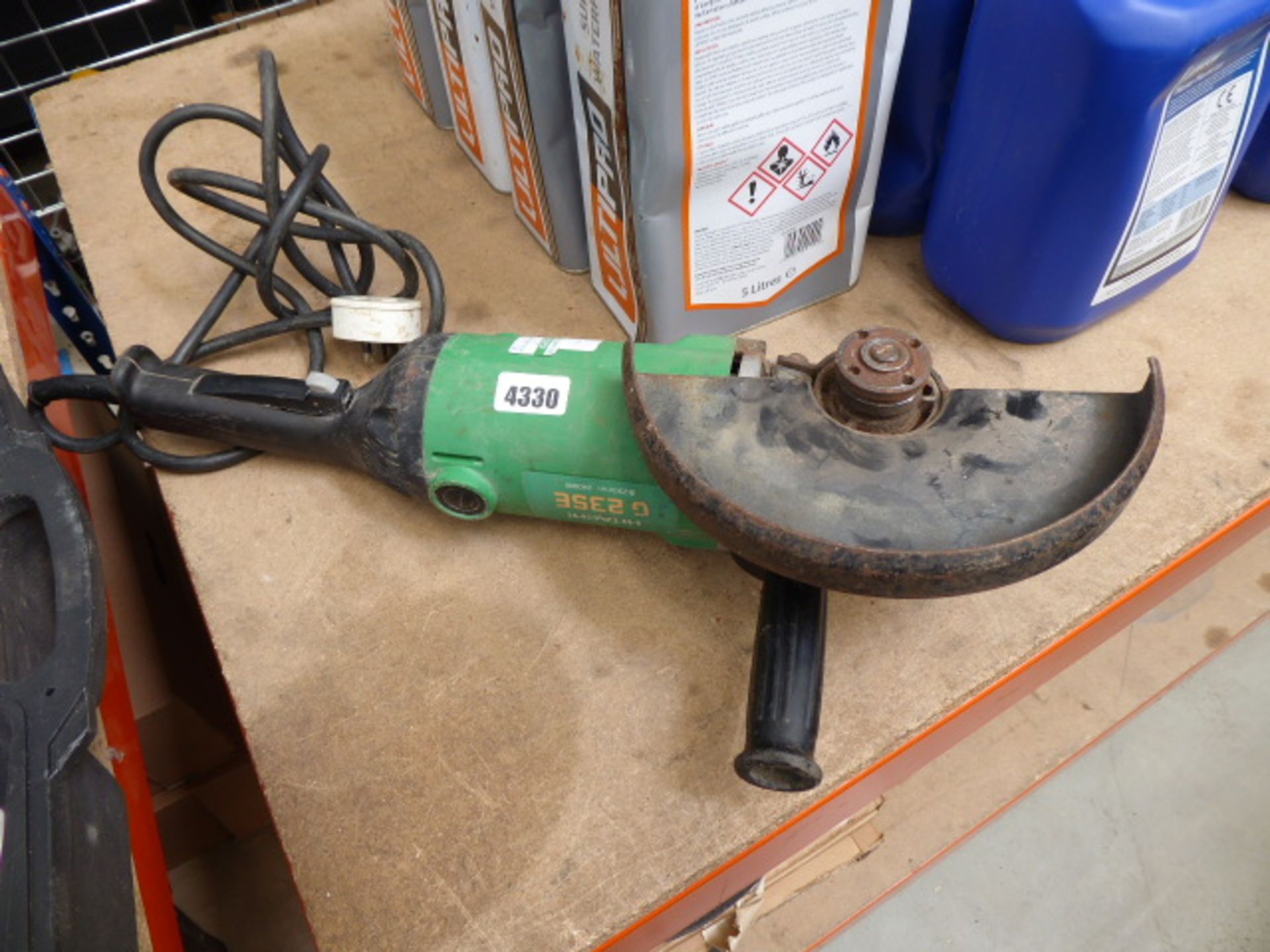 Hitachi 9 1/2" angle grinder