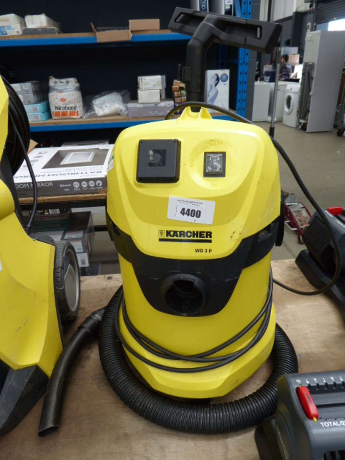 A Karcher vacuum cleaner