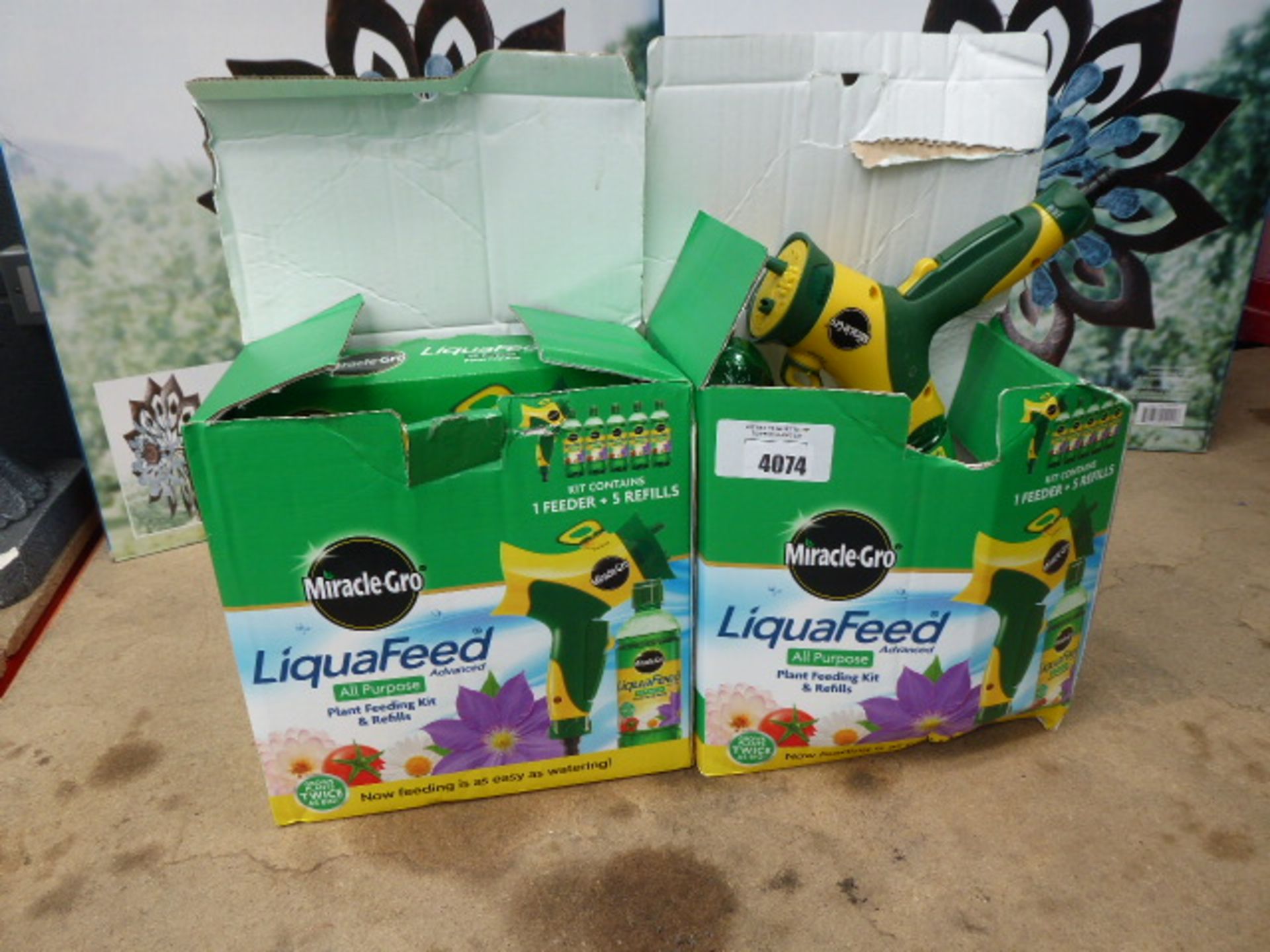 2 boxes of Miracle Grow liquid feed