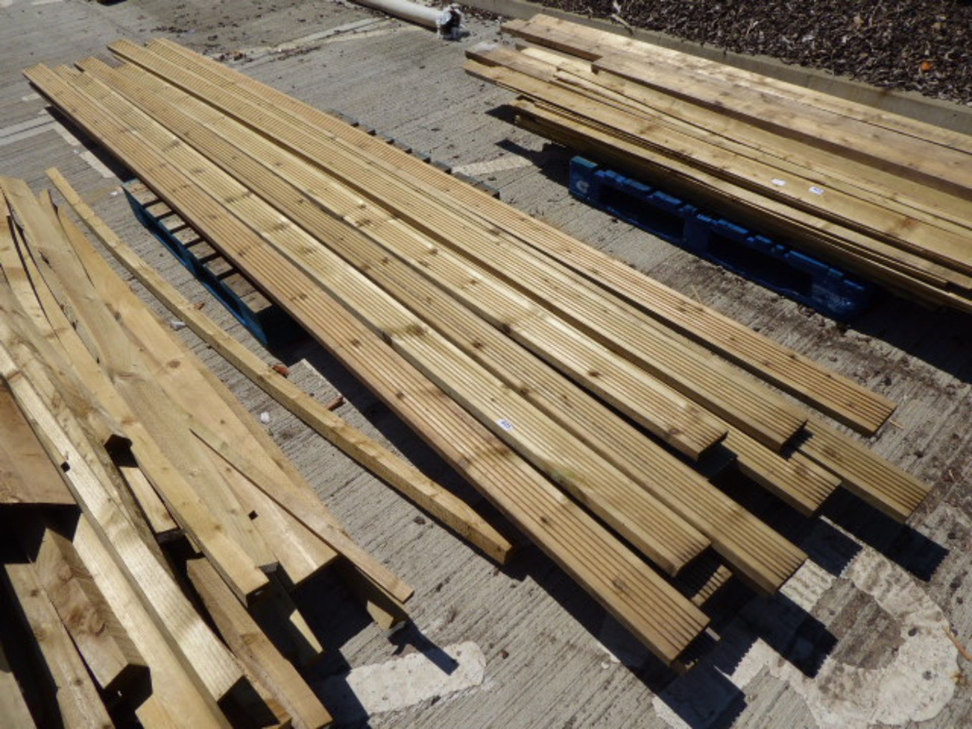 12 lengths of decking board
