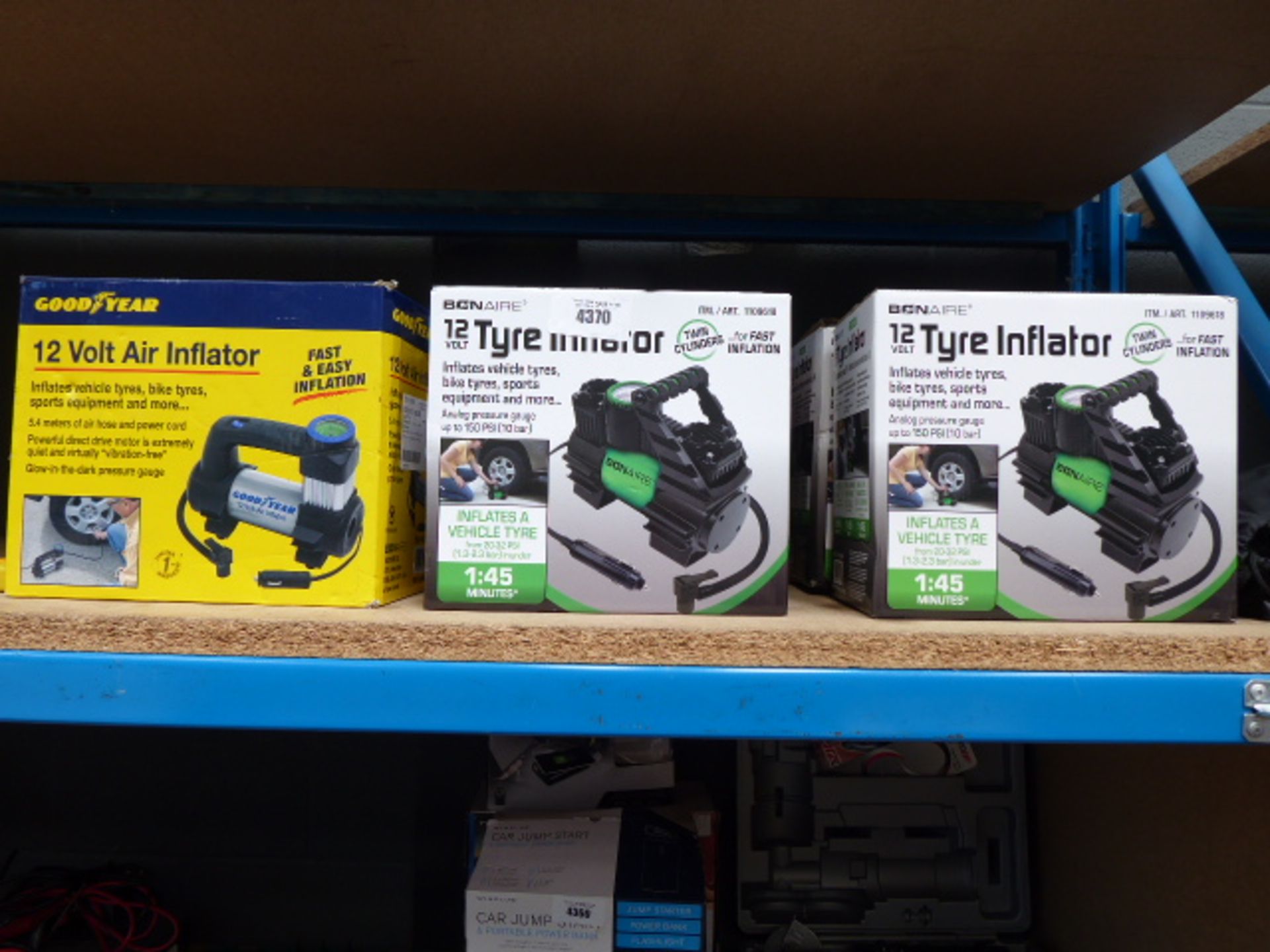 6 tyre inflators