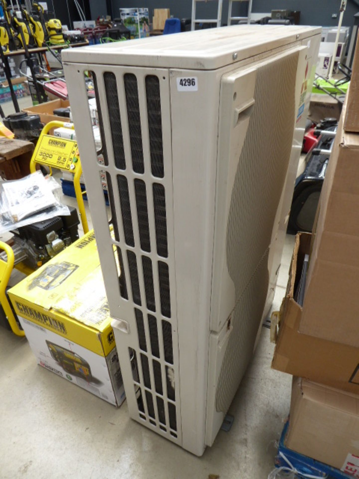Mitsubishi large external air conditioning unit