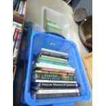 2 boxes containing gardening books
