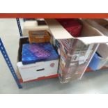 2 boxes containing clocks,