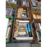 2 boxes containing military and naval history books